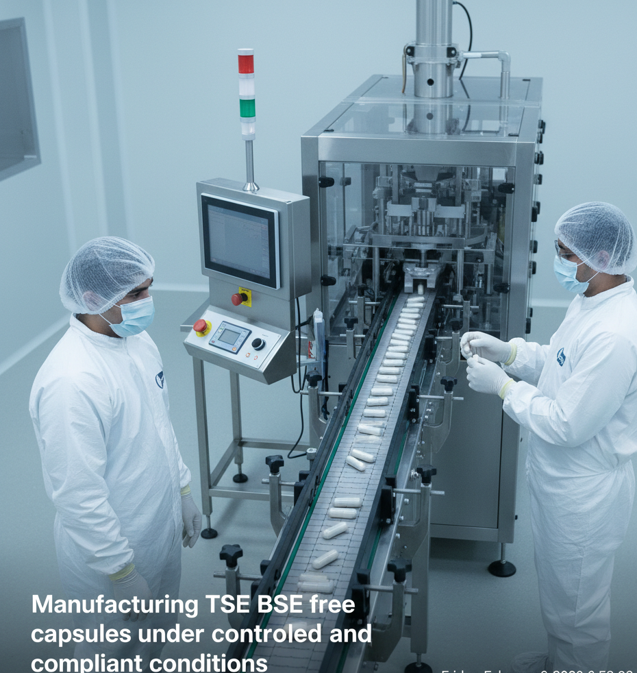 TSE BSE free capsules shells