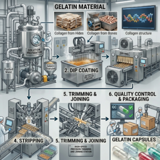 gelatin capsule manufacturing