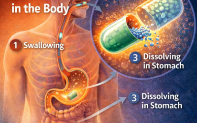 how empty gelatin capsules dissolves