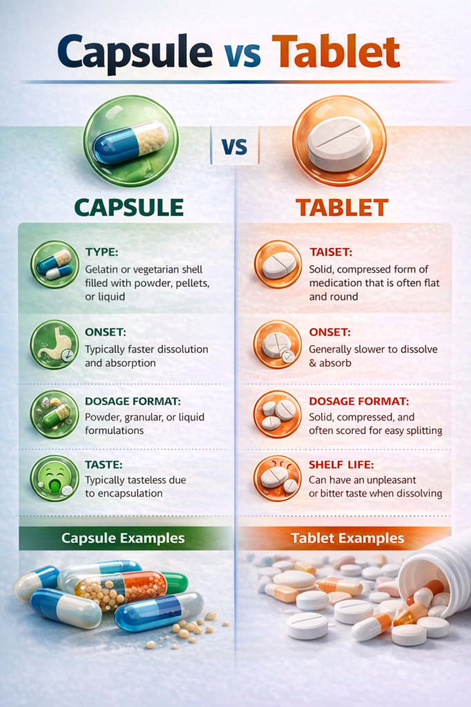 capsule vs tablet