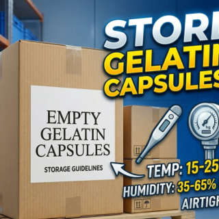 how to store empty gelatin capsules