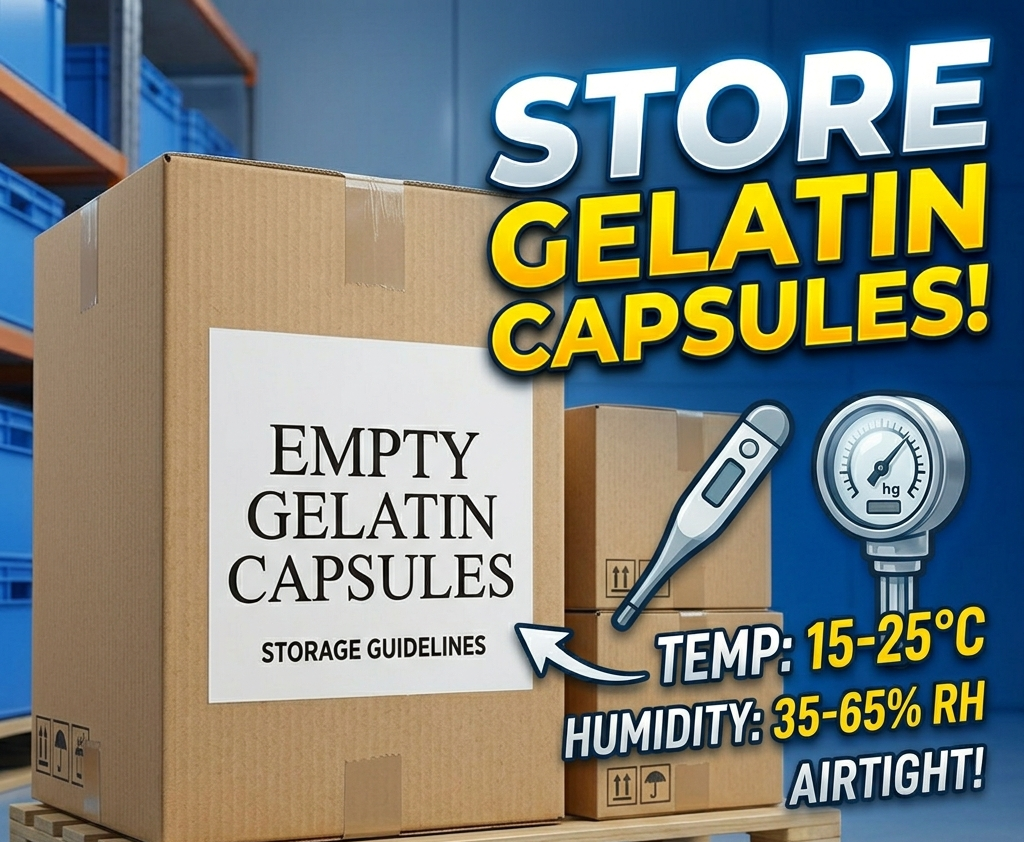 how to store empty gelatin capsules