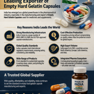 india is the leading exporter of empty gelatin capsules