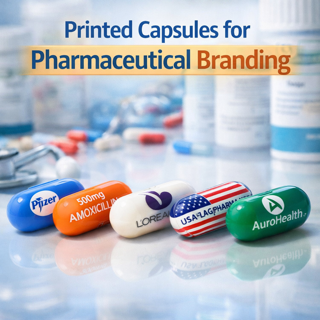 printed empty gelatin capsules