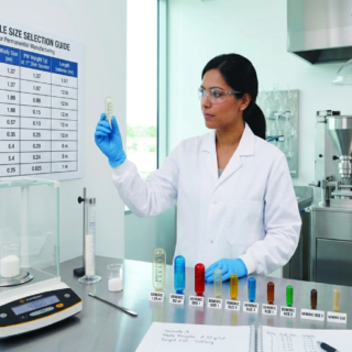 different sizes for manufacturing