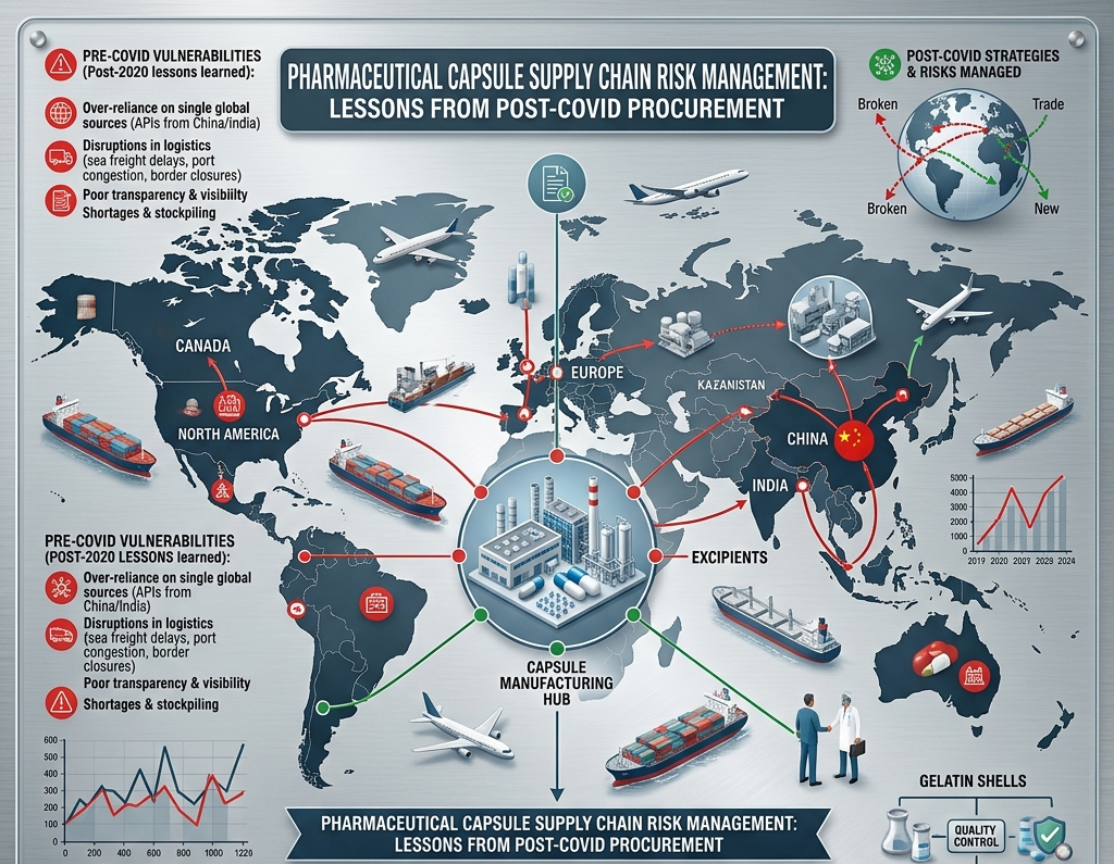 supply chain in empty gelatin capsules