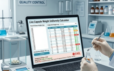 live capsule weight calculator